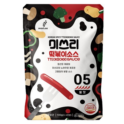 미쓰리 떡볶이소스 05번 불맛, 100g, 1개