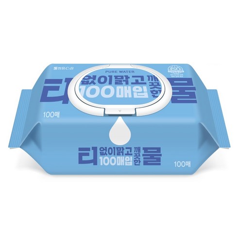 코디 티없이 맑고 깨끗한 물티슈 캡형, 1세트