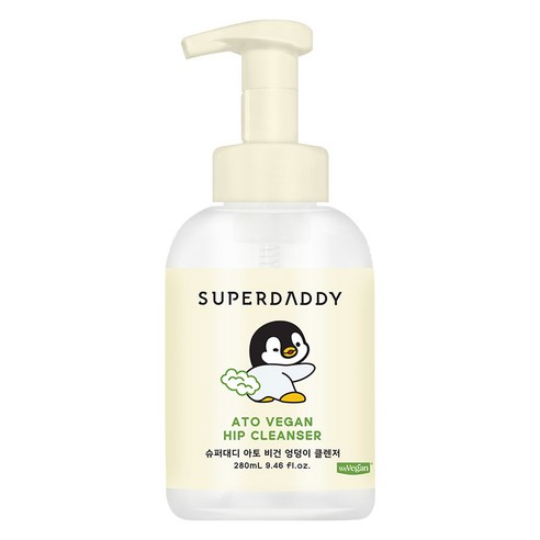 슈퍼대디 아토비건 엉덩이클렌저, 280ml, 1개