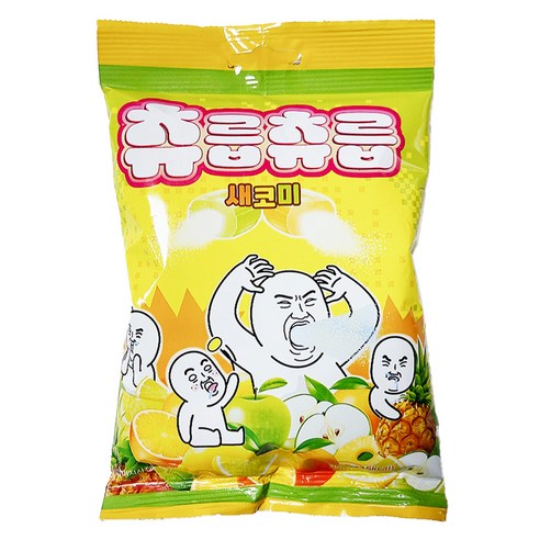 츄릅츄릅 새코미 사우어 소프트 츄잉 과일맛 4종 캔디, 1kg, 1개