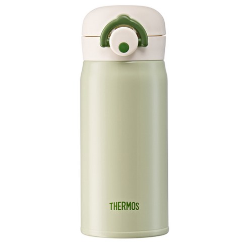 써모스 마이 디자인 보틀 원터치 타입 시즌3 커스텀버전 텀블러 JNR-352KS, 그린, 1개, 350ml