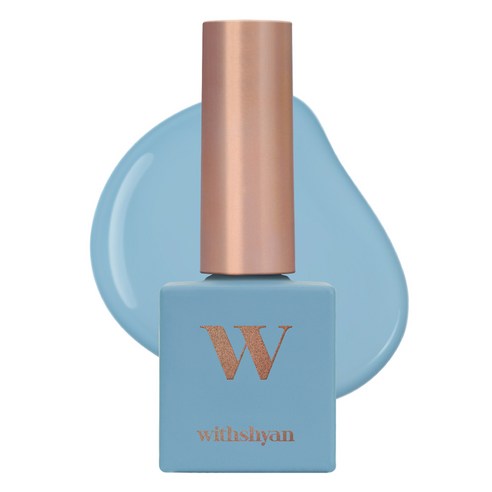 위드샨 프로페셔널 젤 폴리쉬 위드젤네일, W38 스카이블루, 10g, 1개