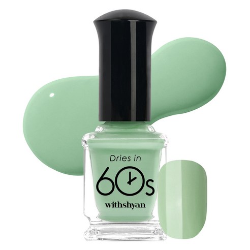 위드샨 60초 매니큐어, M164 빈티지민트, 9ml, 1개