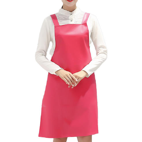 케리코 작업용 방수 레더 앞치마, 로즈