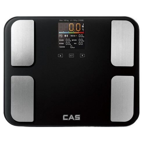 카스 스마트 인바디 블루투스 체지방 체중계, BFA-S8, 블랙, 1개