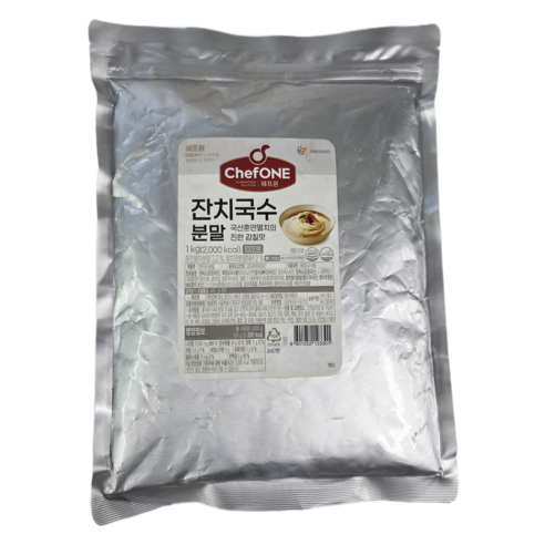 쉐프원 잔치국수 분말, 1kg, 1개 - 기타조미료 | 쿠팡