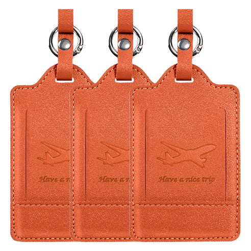 벨리안 튼튼한 여행용 캐리어 골프백 가죽 네임택 3p