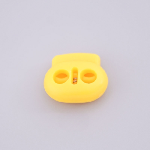 미소로운 다용도 끈길이 조절 버클 18 x 16 x 5 mm, 옐로우, 10개