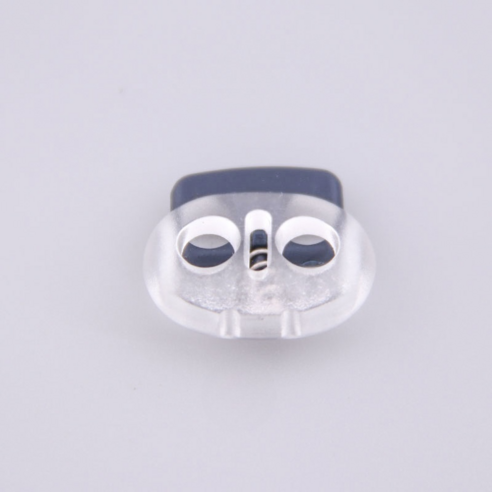 미소로운 다용도 끈길이 조절 버클 18 x 16 x 5 mm, 투명네이비, 10개