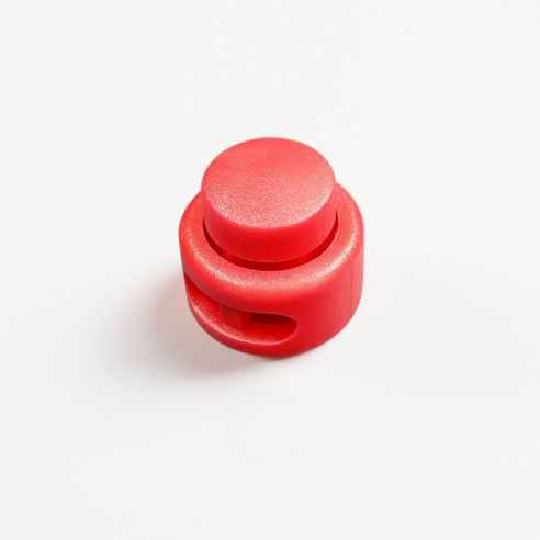 미소로운 기본원형 끈길이조절 버클 19 x 17 x 5 mm, 레드, 10개