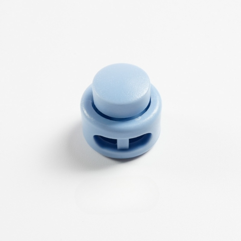 미소로운 기본원형 끈길이조절 버클 19 x 17 x 5 mm, 스카이블루, 10개