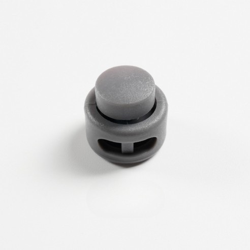 미소로운 기본원형 끈길이조절 버클 19 x 17 x 5 mm, 라이트그레이, 10개