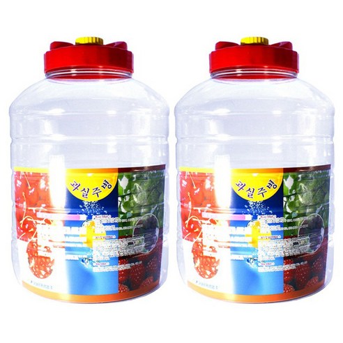 적색캡 과실주 담금주 매실병, 2개, 20L