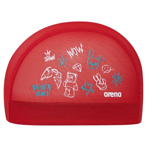 아레나 드로잉 메쉬 수모 A5AC1AS12, RED, 1개