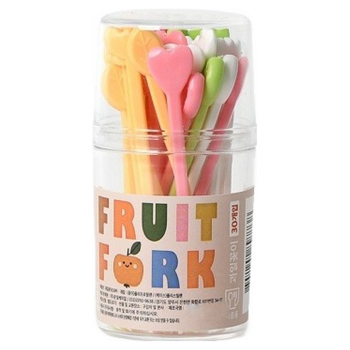 과일꽂이 랜덤발송 30p + 케이스 세트, 1세트