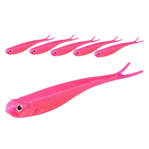 버클리 파워베이트 파워 저크쉐드 광어우럭다운샷 웜 13cm 6p, 솔리드 핑크, 1개, 60g