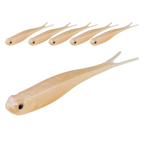버클리 파워베이트 파워 저크쉐드 광어우럭다운샷 웜 13cm 6p, 솔리드 골드펄, 1개, 60g