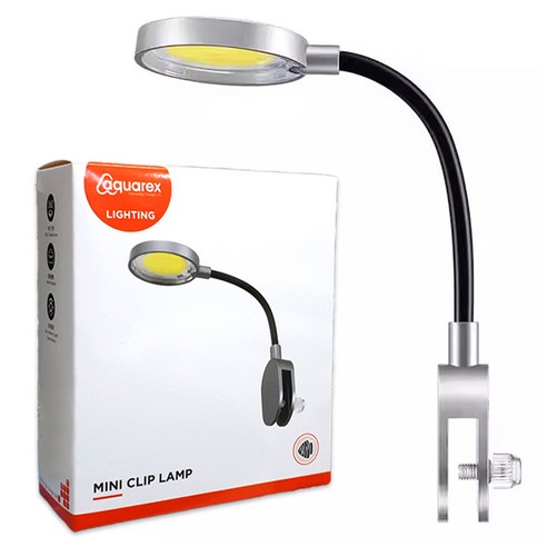 아쿠아렉스 고출력 COB LED 수족관 어항 걸이식 조명 LV501, 1개
