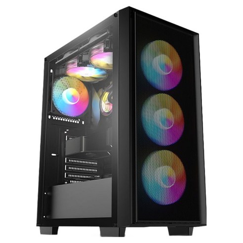 LIZZ 2025 게임용 조립PC 라이젠5 라이젠 5000 시리즈 지포스 RTX 3050, Black, 16GB, 2TB, Free DOS, LIZZ GAMING PC1