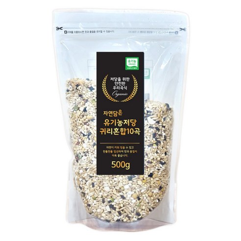 자연담은 유기농 귀리 혼합10곡, 500g, 1개