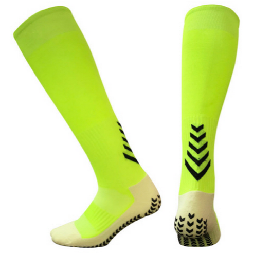 HnEx 장목 논슬립 스포츠양말, 형광그린, 1개
