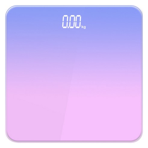 아이예스 파스텔 LED 디지털 체중계, IY-SCALE02, 오로라퍼플, 1개