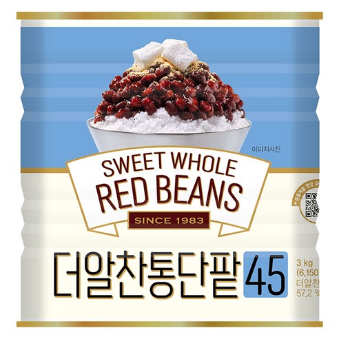 화과방 대두식품 더알찬통단팥45, 3kg, 1개