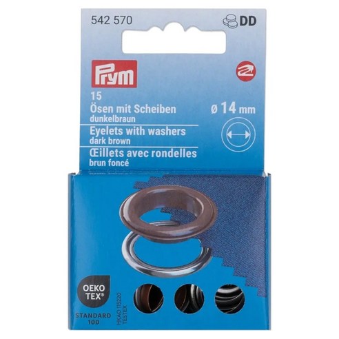 프림 워셔 리필 아일릿 14mm 542570, 브라운, 1개