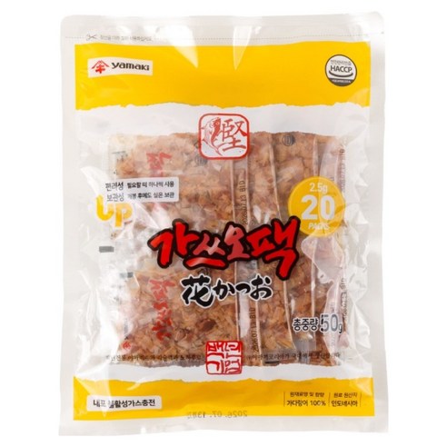 야마끼 소포장 가쓰오팩 20p, 1개, 50g