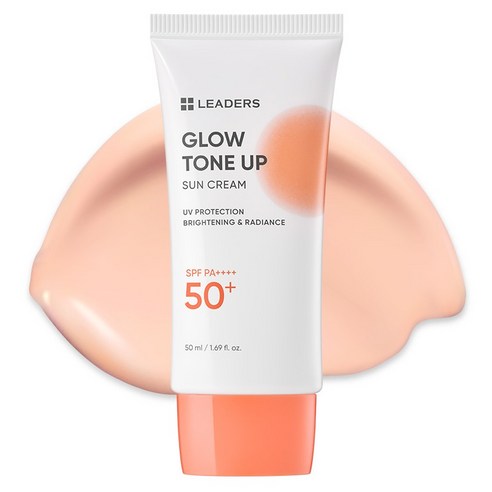 리더스 글로우 톤업 혼합자차 선크림 SPF50+ PA++++, 1개, 50ml