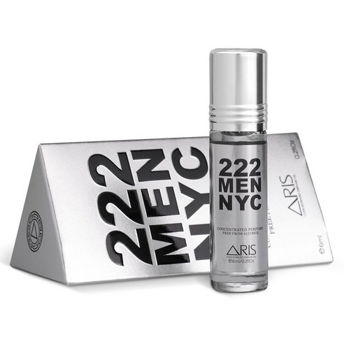 아리스 222맨NYC 맨 퍼퓸 오일, 1개, 6ml