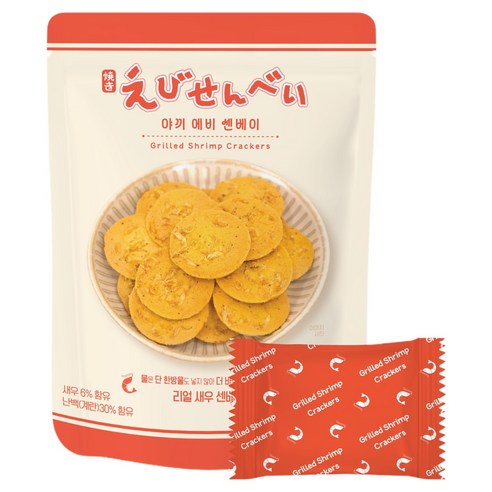 야끼 에비 새우 센베이, 1개, 42g