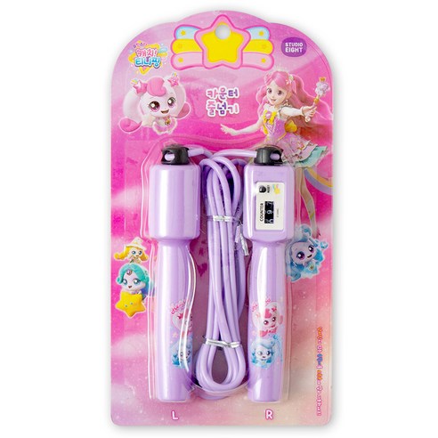 스튜디오에잇 캐치티니핑 5 카운터 줄넘기, 퍼플, 1개