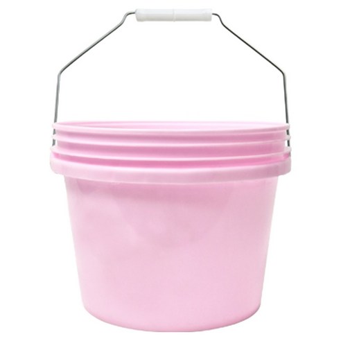 월드크린 다용도 휴대용 버킷, 7L, 핑크