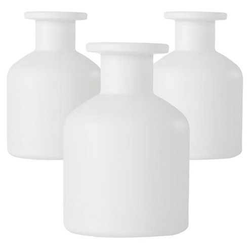 꼬까 시약병 디퓨저 용기, 매트화이트, 3개, 50ml