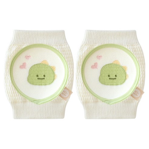 베이비앤아이 유아용 소프트 무릎 보호대 2p, 하트티노, 1개