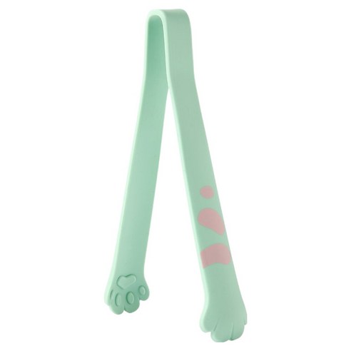 이지실리 실리콘 캐치캣 고양이 주방집게 중 19cm, 민트, 1개