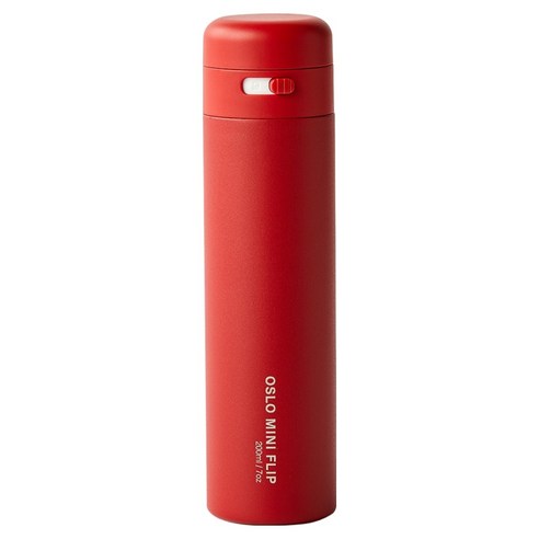 오슬로 미니 플립 텀블러, 레드, 200ml, 1개