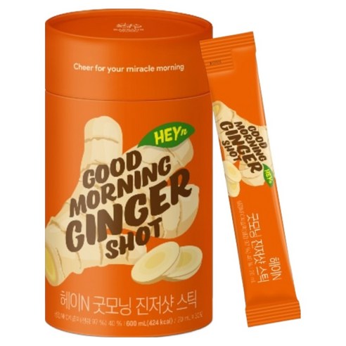 대상웰라이프 헤이N 굿모닝 진저샷 스틱 30p, 600ml, 1개