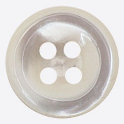 동대문단추왕 리얼 자개 단추 11mm RS-01, 아이보리, 8개