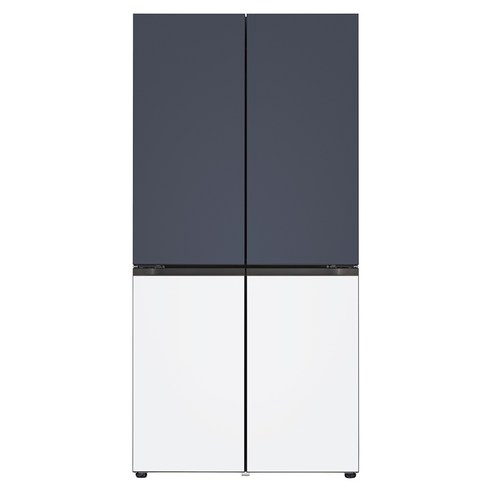 LG전자 [색상선택형] 디오스 오브제컬렉션 STEM 베이직 Fit 앤 Max 상냉장 하냉동 601L 4도어 양문형 냉장고 방문설치, M626MNQ052S