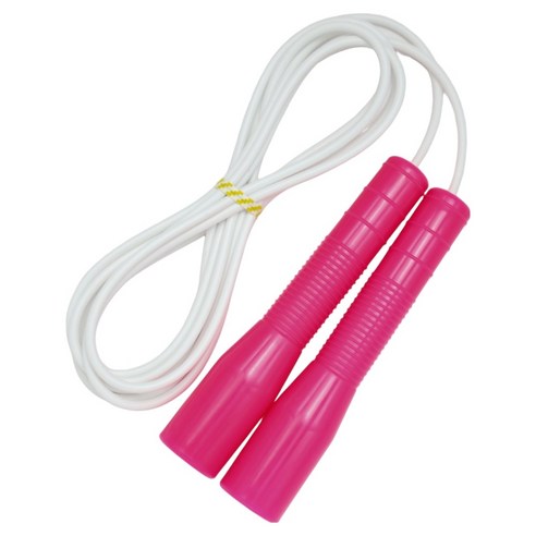 제이에프로프 어린이 스피드 줄넘기, 핑크색 + 흰줄