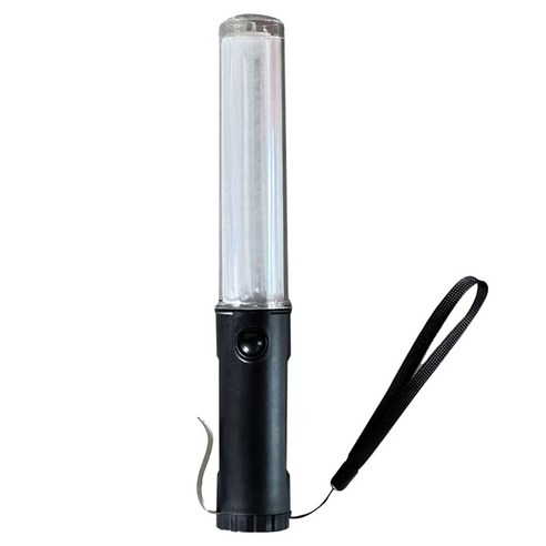LED 안전 경광봉, 화이트, 1개