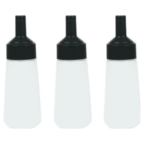 리빙패밀리 원터치 소스통 블랙, 3개, 250ml