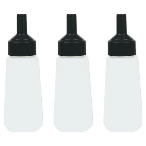 리빙패밀리 원터치 소스통 블랙, 3개, 360ml