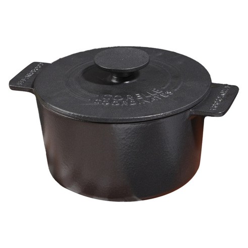 코렐코디네이츠 인덕션 무쇠 애슐리 양수냄비, 무광블랙, 1개, 20cm
