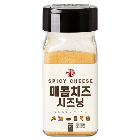 바른미각 매콤치즈 시즈닝, 1개, 70g