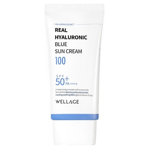웰라쥬 리얼 히알루로닉 블루 선크림 SPF+ PA++++, 1개, 50ml