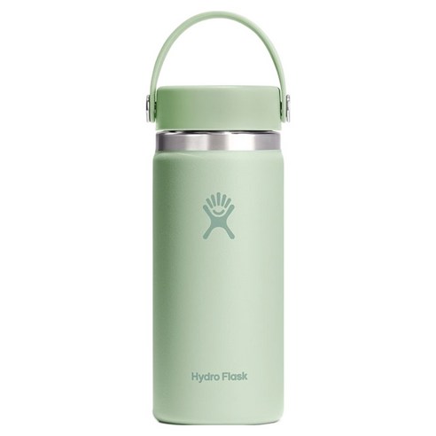 하이드로플라스크 와이드 플렉스 캡 텀블러, 알로에 그린, 473ml, 1개