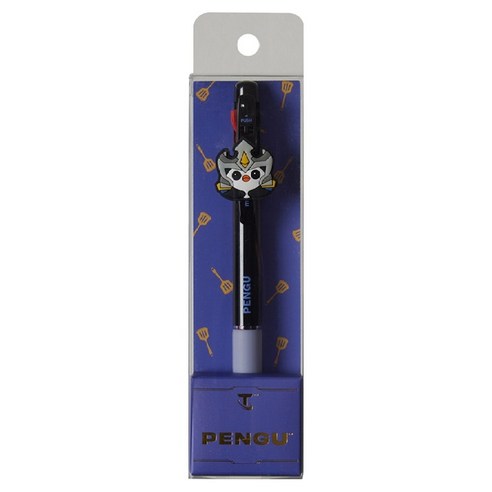 모나미 리그오브레전드 플립3 3색볼펜 0.5mm, PENGU, 1개